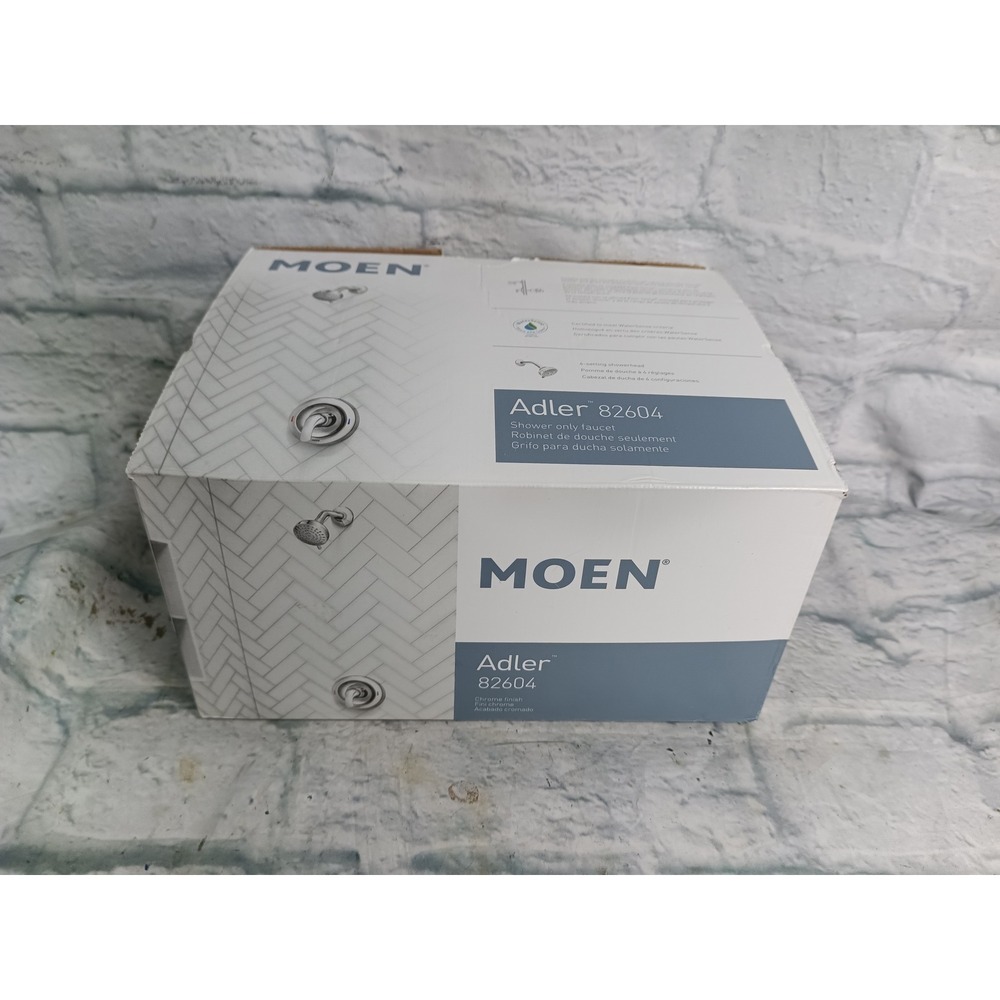 Moen Adler 82604 Chrome Shower Only Faucet with Posi-Temp Valve New Open Box
